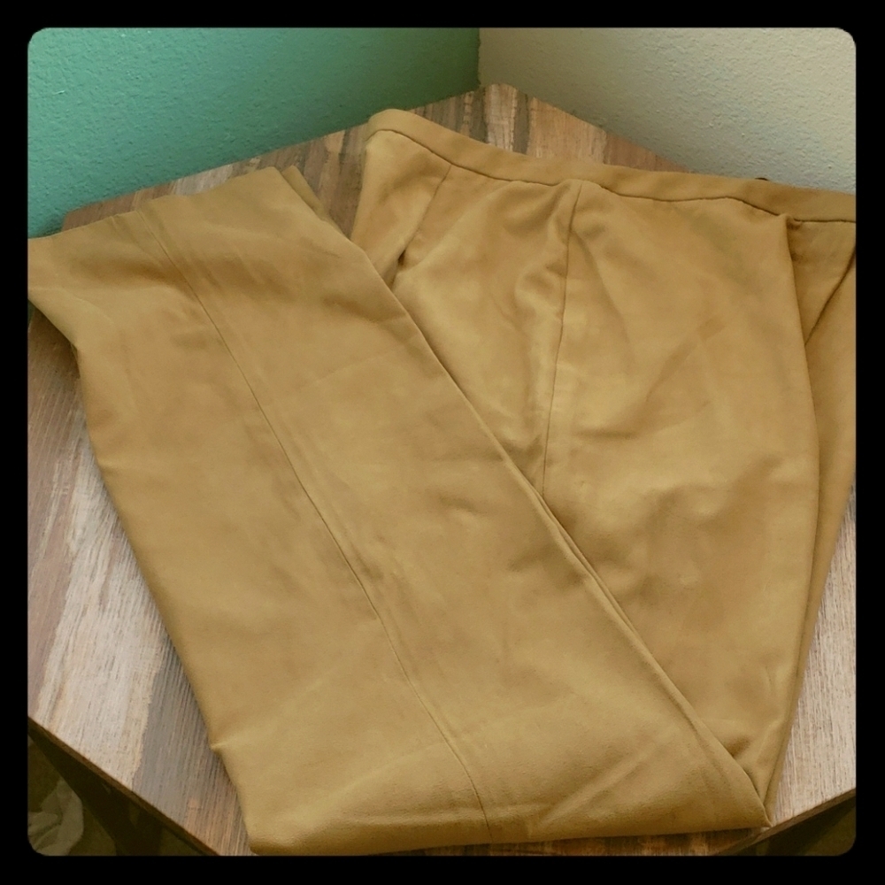 Willi Smith Vintage Vegan Suede Pants Size 10
